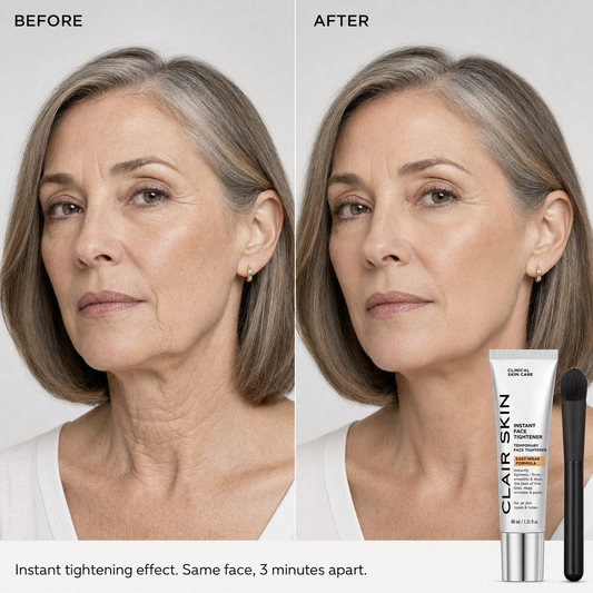 Clair Skin tube and precision applicator for targeted under-eye application