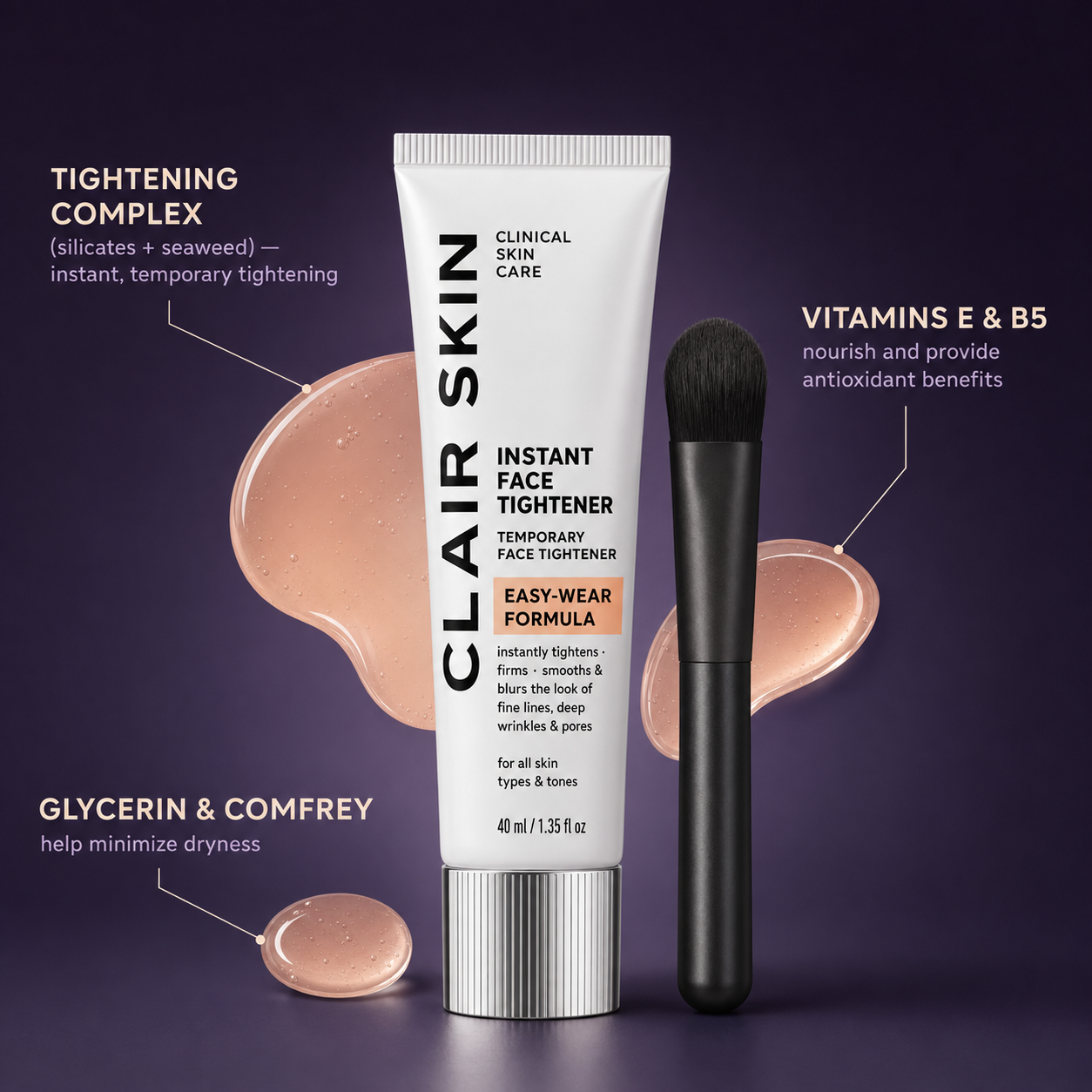 How to use Clair Skin — apply, let it set, look more rested